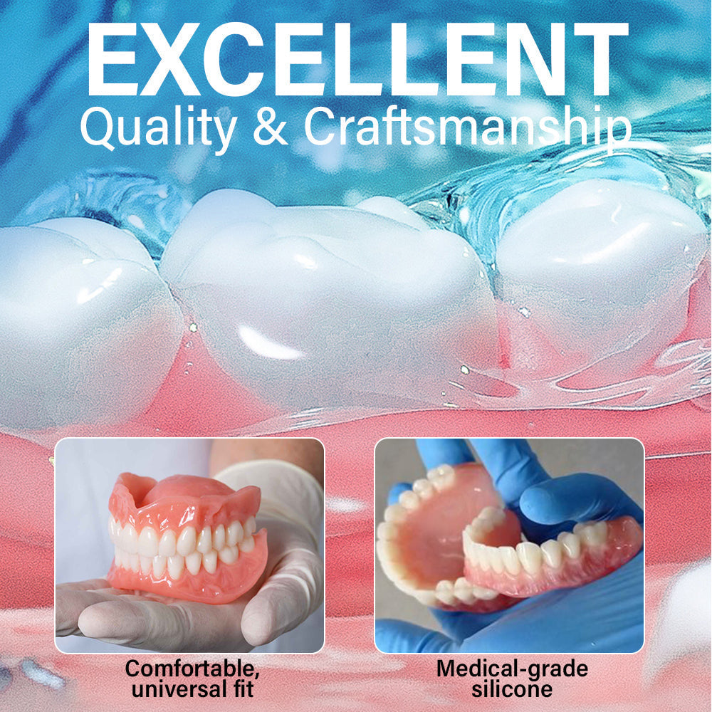 🔥Final 3 Hours: 70%OFF✅ Made and Shipped from the US|SEAGRIL™ Suction-fit Complete Denture 🍀