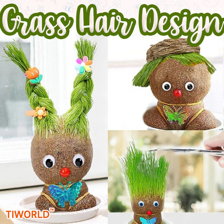 Tiworld™ Grass Head Doll