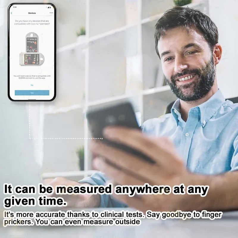 🎅Christmas Hot Sale Ends Today: 70% OFF!Develops Newly Launched Non-Invasive Smart Glucose Meter 🔥made in the USA🔥