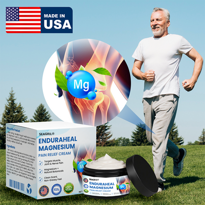 SEAGRIL® EnduraHeal Magnesium Pain Relief Cream (Treats Arthritis, Neuropathy, Rheumatism, Sports Injuries & More)