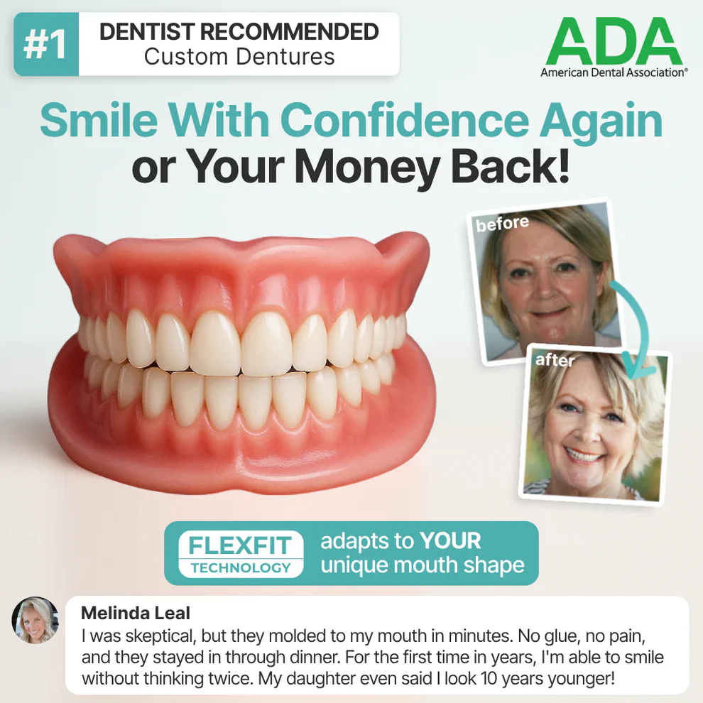 "Last Chance: 70% OFF Tiworld™ Custom-Fit Full Dentures – Boost Your Confidence Today!"