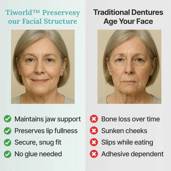 "Last Chance: 70% OFF Tiworld™ Custom-Fit Full Dentures – Boost Your Confidence Today!"