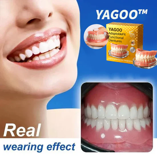 🎁Ends Today: 70% OFF! ⏰Yagoo™ Medical Full Denture with Strong Suctiond🦷Obtain American Dental Association (ADA) Certification