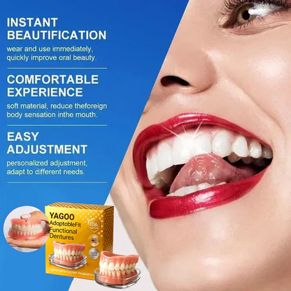 🎁Ends Today: 70% OFF! ⏰Yagoo™ Medical Full Denture with Strong Suctiond🦷Obtain American Dental Association (ADA) Certification