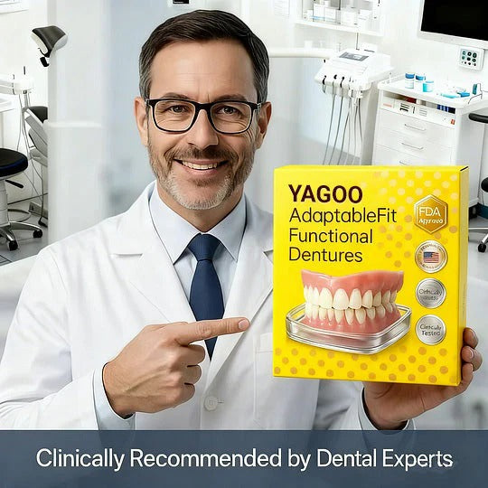 🎁Ends Today: 70% OFF! ⏰Yagoo™ Medical Full Denture with Strong Suctiond🦷Obtain American Dental Association (ADA) Certification