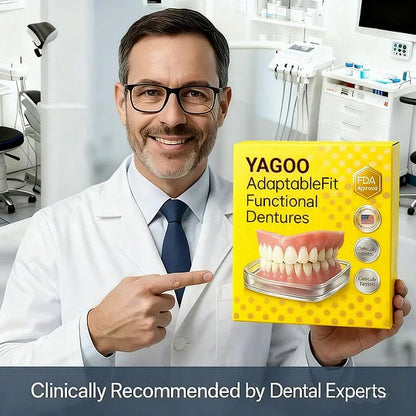🎁Ends Today: 70% OFF! ⏰Yagoo™ Medical Full Denture with Strong Suctiond🦷Obtain American Dental Association (ADA) Certification