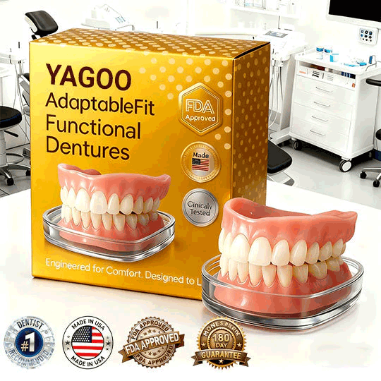 🎁Ends Today: 70% OFF! ⏰Yagoo™ Medical Full Denture with Strong Suctiond🦷Obtain American Dental Association (ADA) Certification